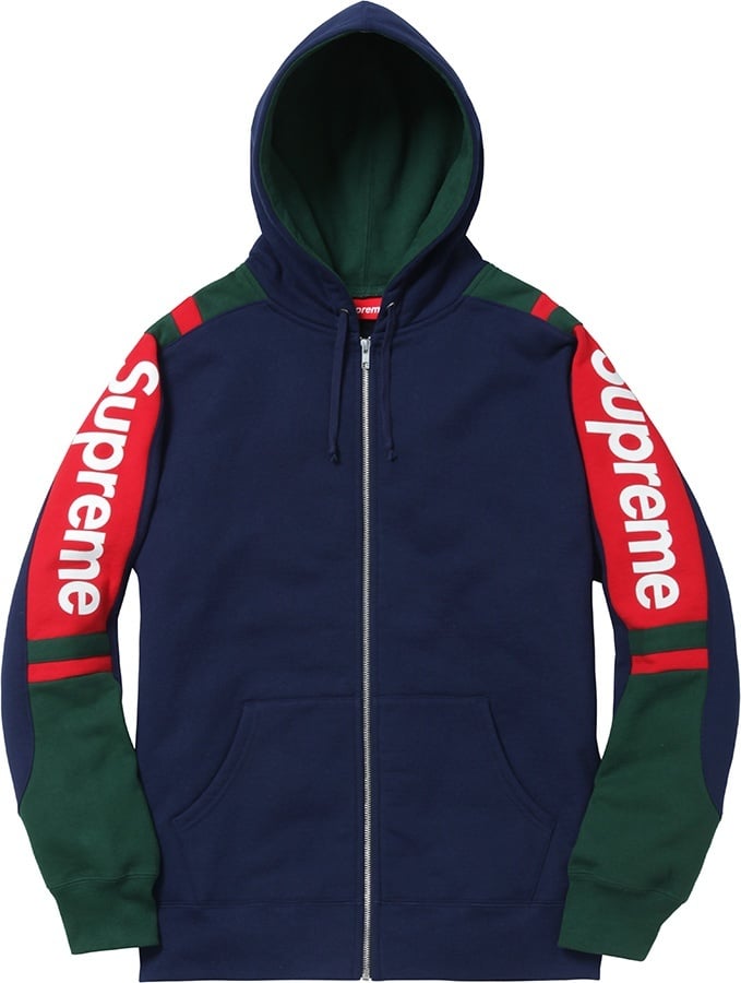 Hooded Track Zip-Up Sweat view 2